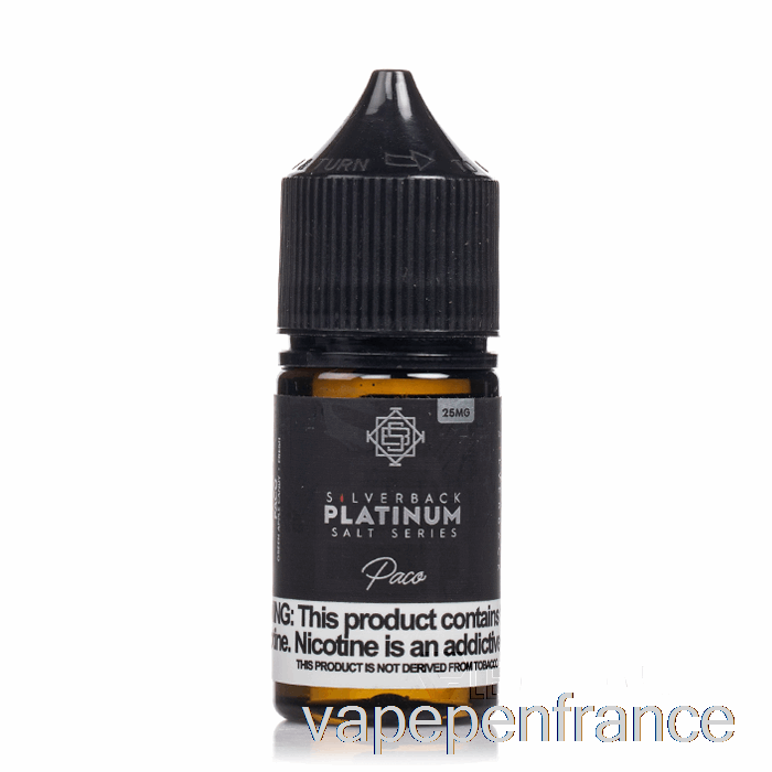 Paco - Sels De La Série Silverback Platine - Stylo Vape 30 Ml 25 Mg